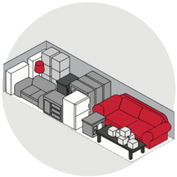 Size guide: 10×30 ft