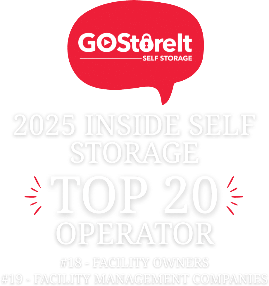 2025 Inside Self Storage Top 20 Operator Badge